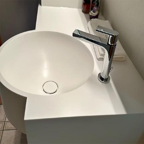 Acrylic Solid Surface Bathroom Vanities