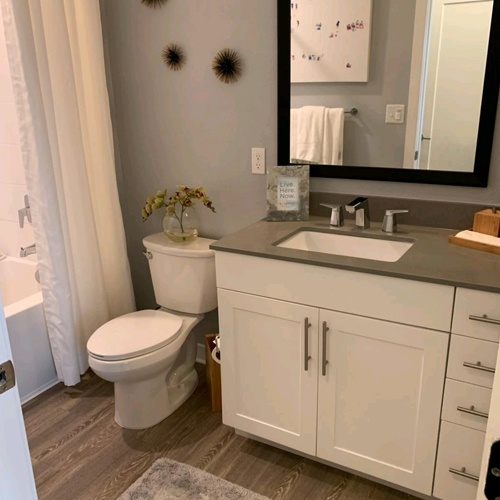 Apartment Bath Vanities with Mirror