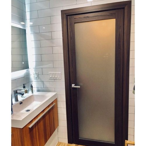 Bathroom Glazing Wood Door