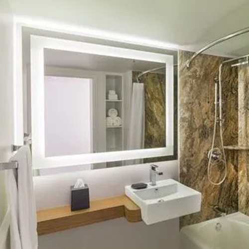 Bathroom Vanities and Fixture for Hotel Handicap Room