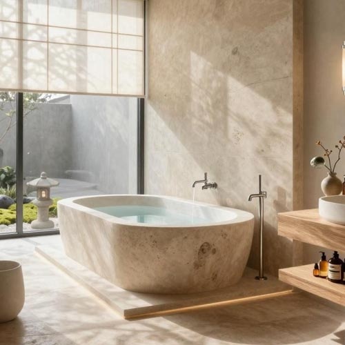 Custom Marble Freestanding Bathtub Supplier