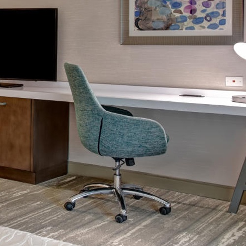 Desk Task Chair Bloom Scheme Hilton Garden Inn