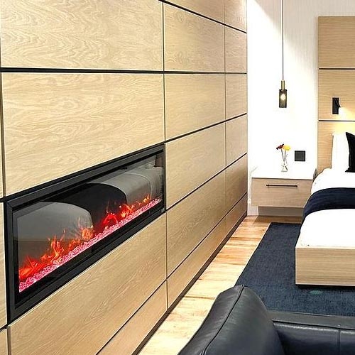 Electric Fireplace for Hotel Guestrooms