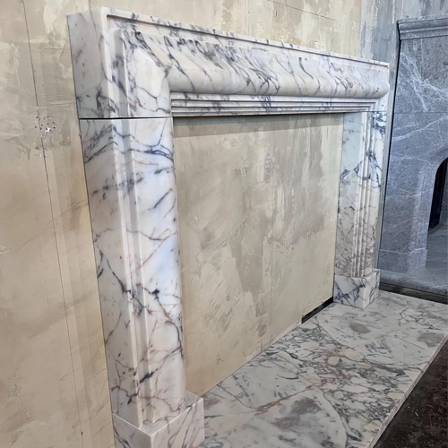 Etsy Modern Hand Carved Natural Marble Fireplace Mantel