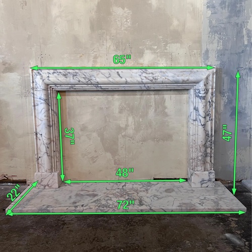 Etsy Modern Hand Carved Natural Marble Fireplace Mantel