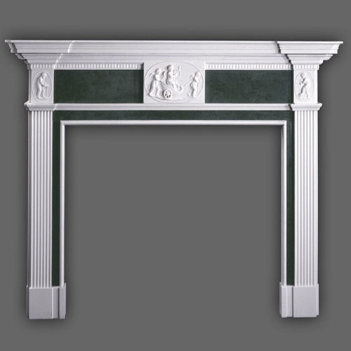 Great Britain Marble Fireplace Mantel