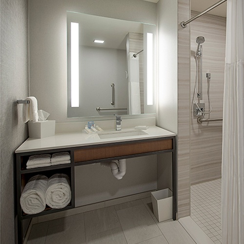 Hilton Garden Inn bathroom furniture vanities
