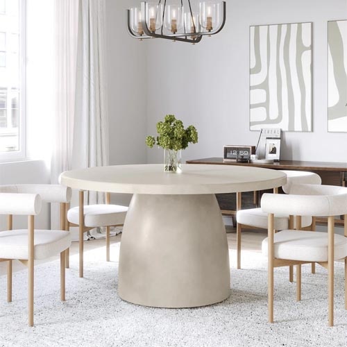 Luna Concrete Dining Table