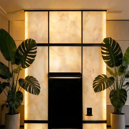 Marble Effect Laminated Glass