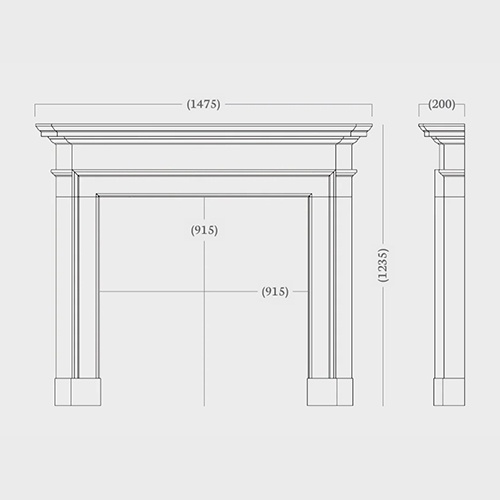 Marble Fireplace Mantel Capital Fireplaces