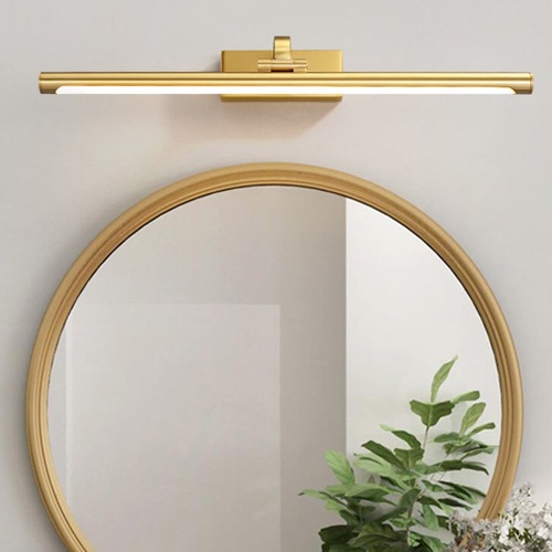 Modern copper bathroom vanity lighting