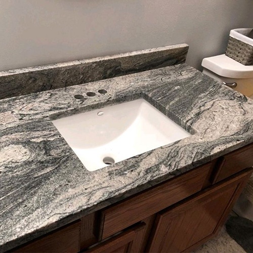 Prefabricated granite bathroom vanity tops