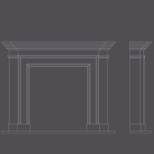 Regency Fireplace Mantel Design