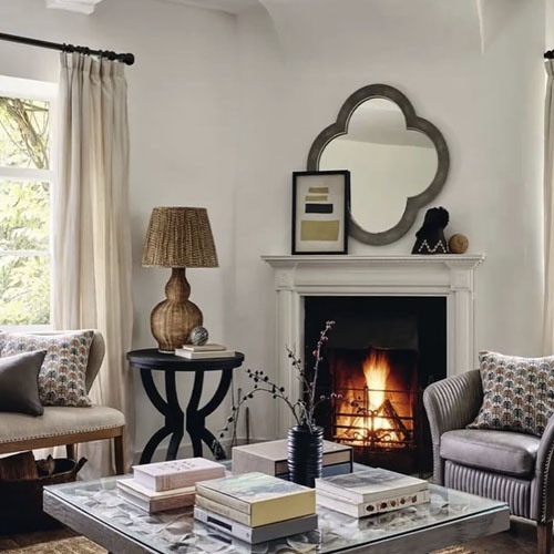 Regency marble fireplace mantel