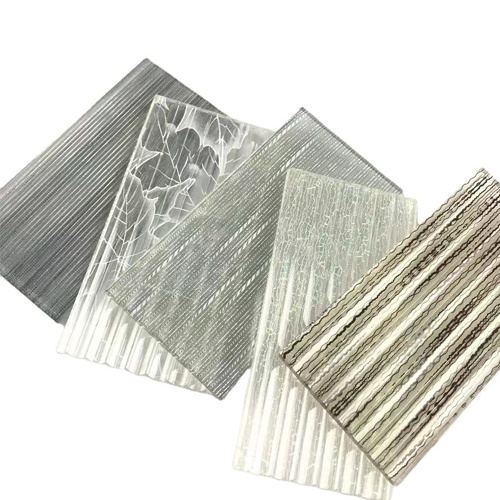 Wired Tempered Glass Art Wired Glass Office Building, Hotel, Shopping Mall, Decorative Glass Processing Customization