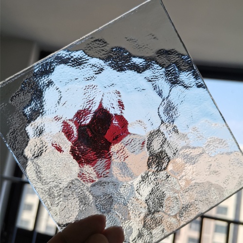 clear Aqualite Patterned Glass for Table Lamp Box Tray Water Wavy Textured Glass Shower Partition