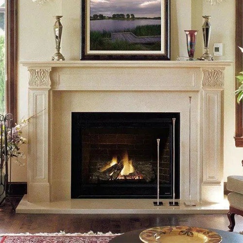 commercial natural stone fireplace surround supplier