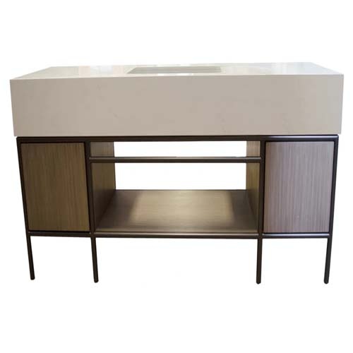 guest room bathroom vanity with storage