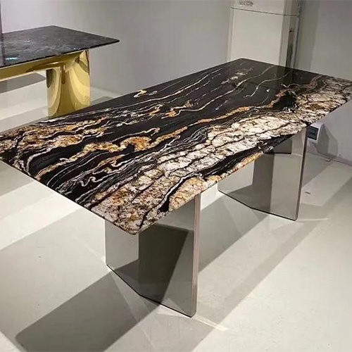 natural granite slab for custom furniture surface manufacturer