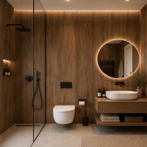 SPC Shower Wall Panels for Hotels