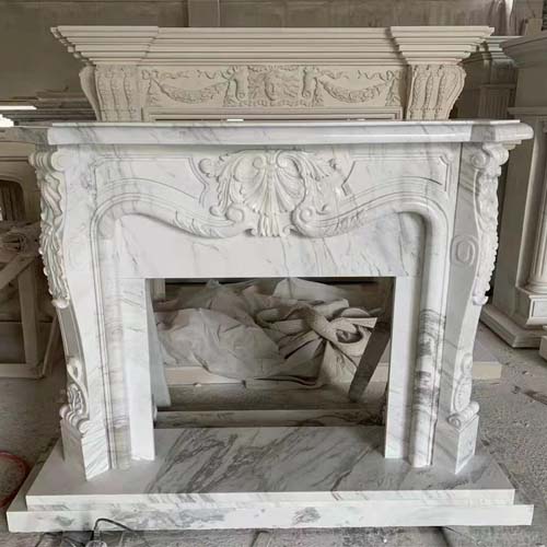 hand carved marble fireplace mantel benefits