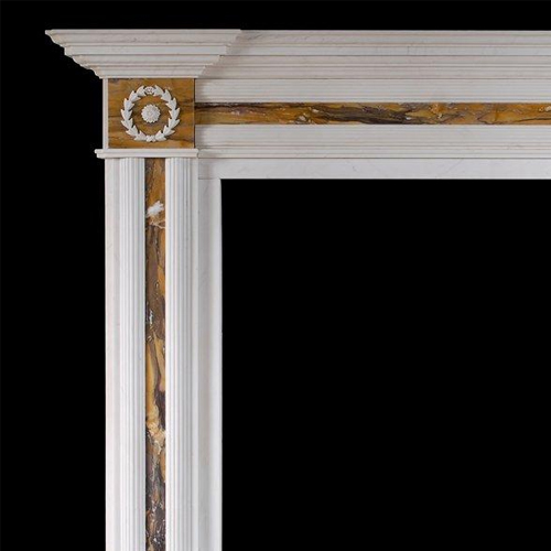 INLAYS IN ANTIQUE FIREPLACES