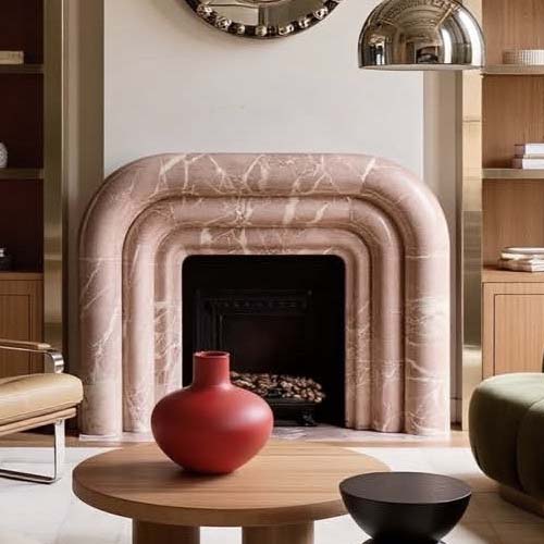 Transforming a Space with a Marble Fireplace