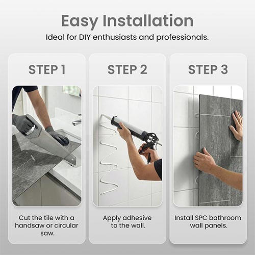 How to Install SPC Shower Wall Panels