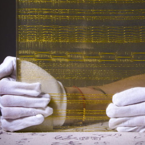 Decorative Laminated Glass Fabric Interlayer