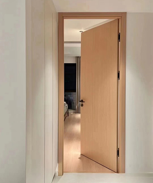 acoustic wooden door for hotel