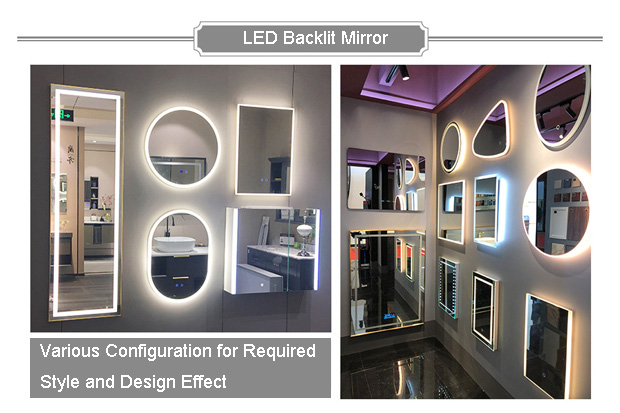 LED backlit mirror