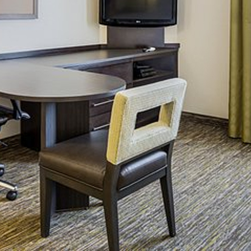 dining chair with slip seat in Candlewood Suites