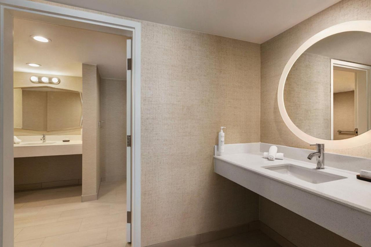 Embassy Suite hotel bathroom furniture and fixture