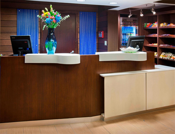 upper front desk in fairfield inn and suites