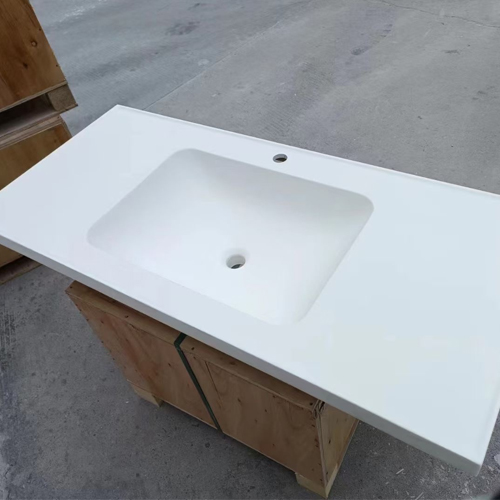 bathroom solid surface vanities production