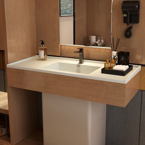 solid surface bathroom vanity surface
