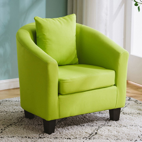 Hotel lounge sofa with attached solid wood legs