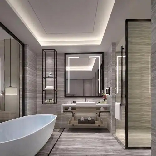sleek hotel design and model room