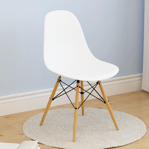 eames dining chair with solid wood legs