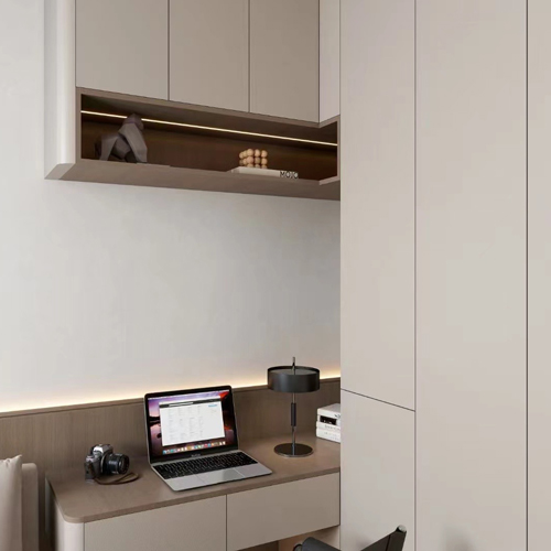 Wardrobe and Writing Desk in Bedroom