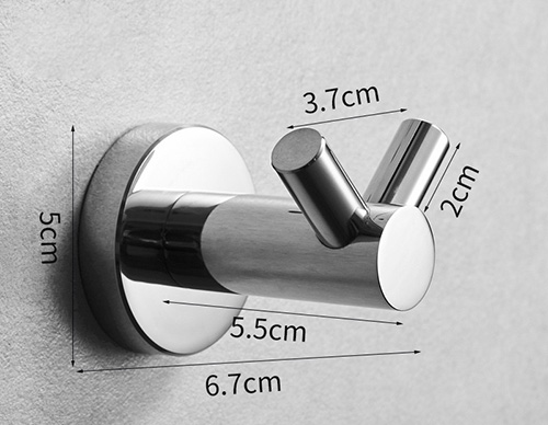 hotel bathroom accessories robe hook 9281