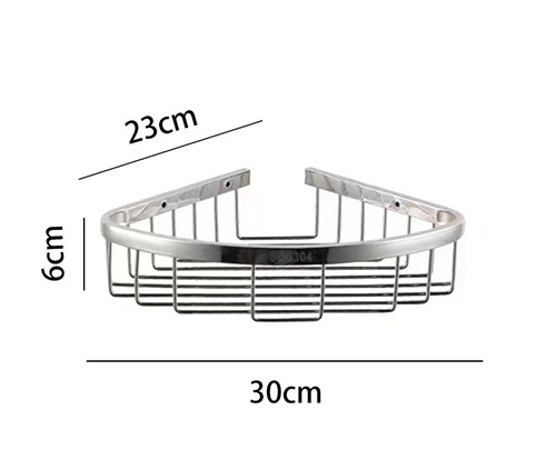 hotel bathroom accessories corner shower basket 9288