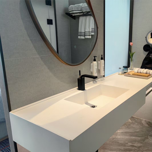 hotel bathroom vanity shower door LED bathroom mirror