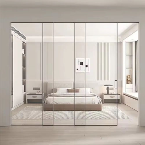 glass panel for aluminum door