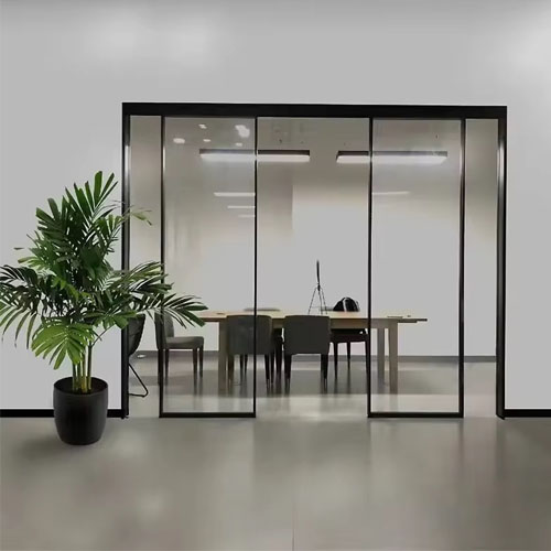glass panel for aluminum door