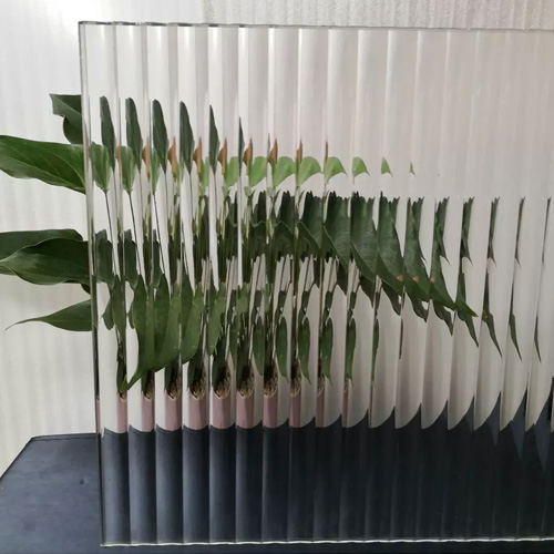 Clear architectural and decorative fluted and privated glass