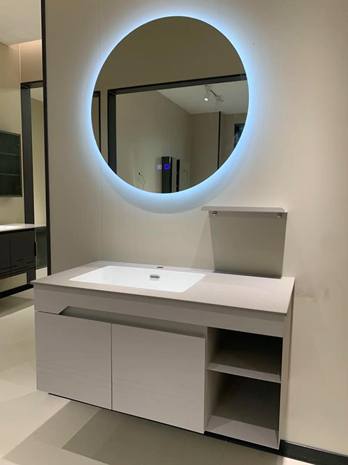 bathroom vanity with artificial stone vanity top