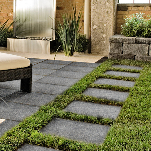 black basalt paving stone for patio landscape