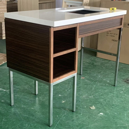 Single vanity deep storage hides essentials