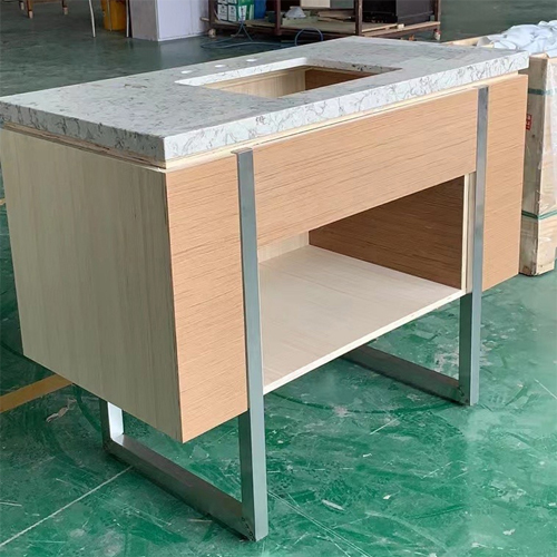 sleek and modern bathroom vanity